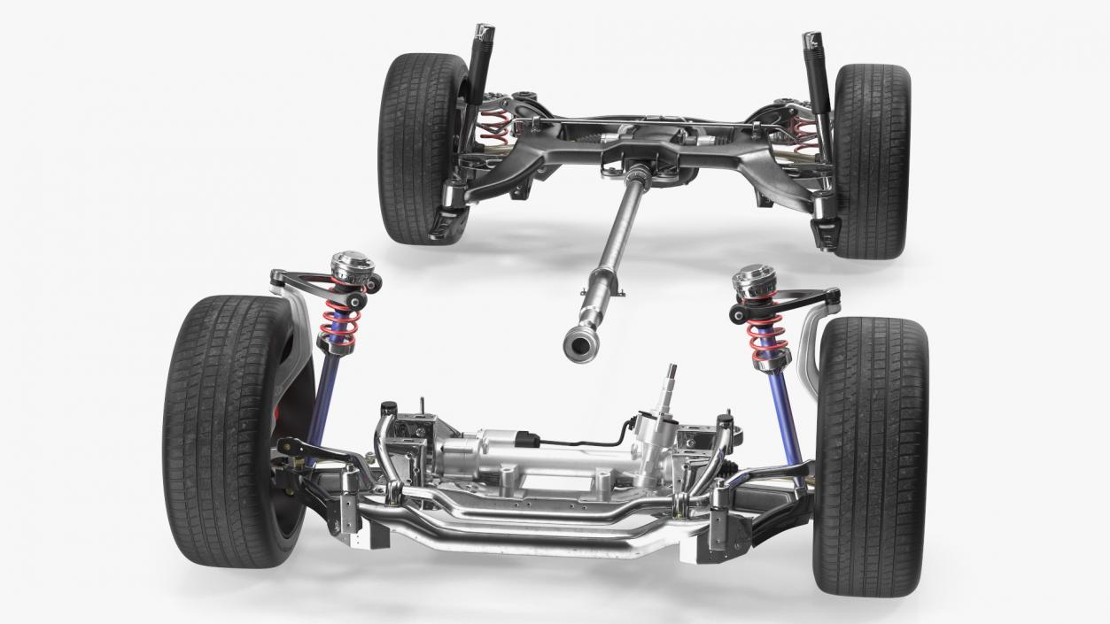 3D Automotive Suspension System model