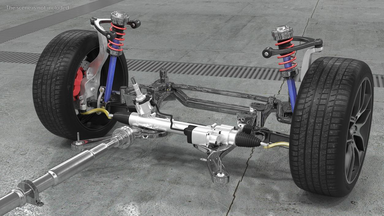 3D Automotive Suspension System model