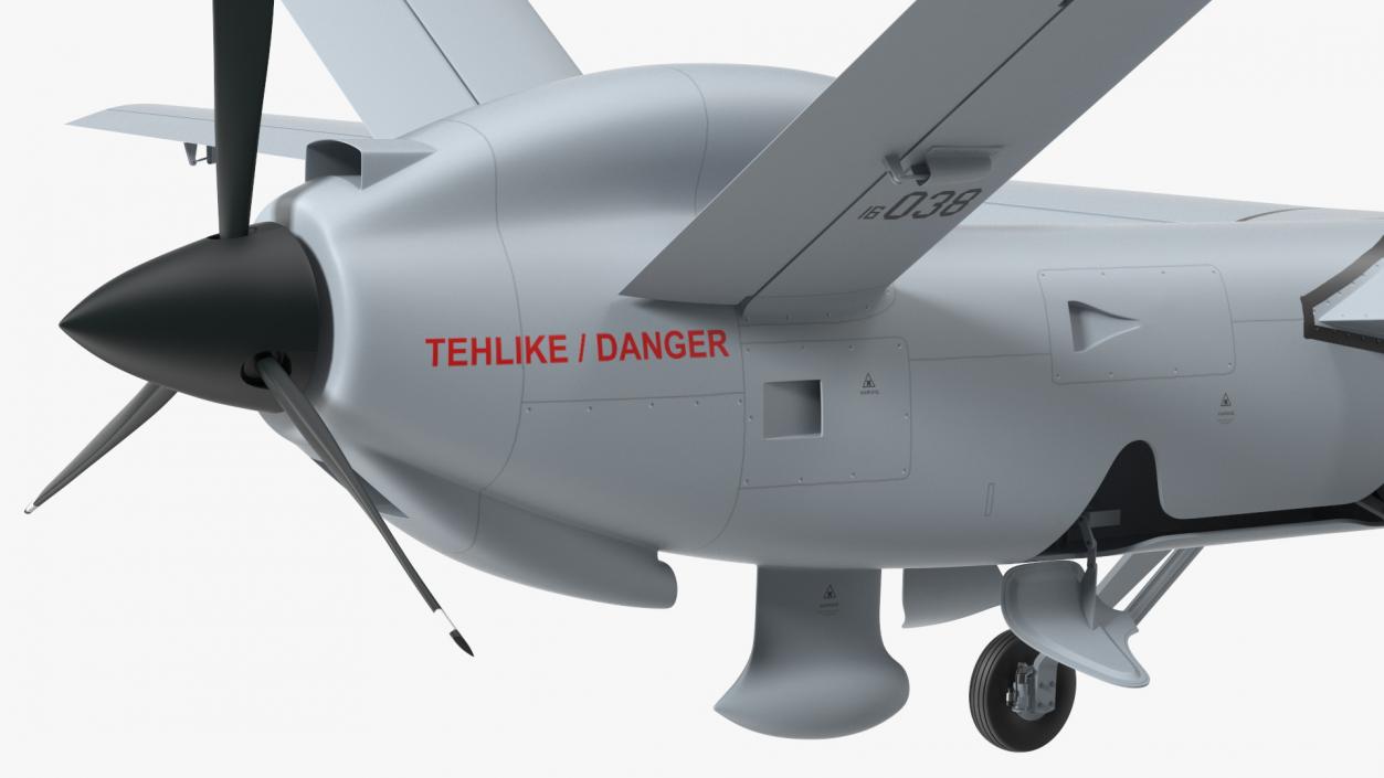 3D Combat Drone TAI Anka S model