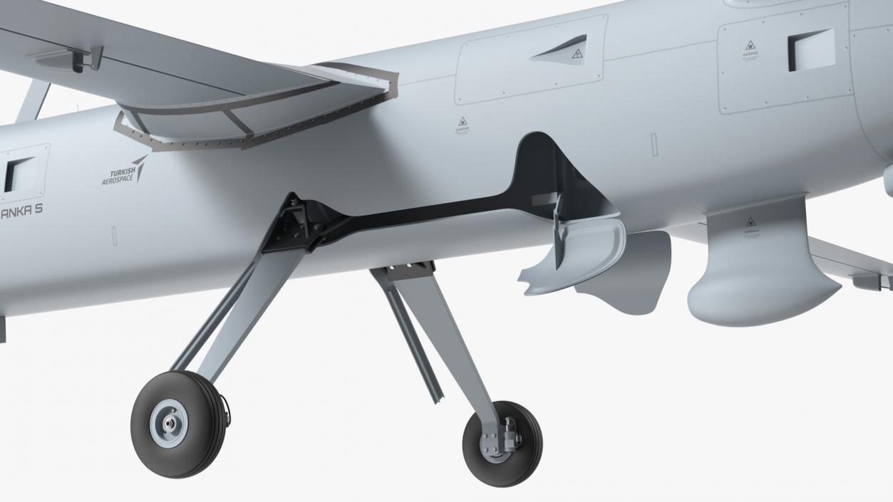 3D Combat Drone TAI Anka S model