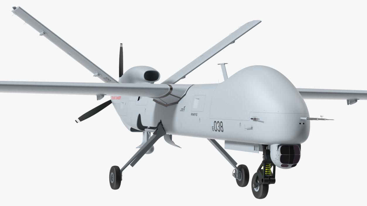 3D Combat Drone TAI Anka S model