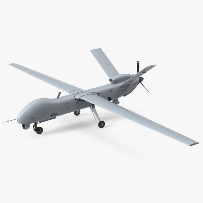 3D Combat Drone TAI Anka S model