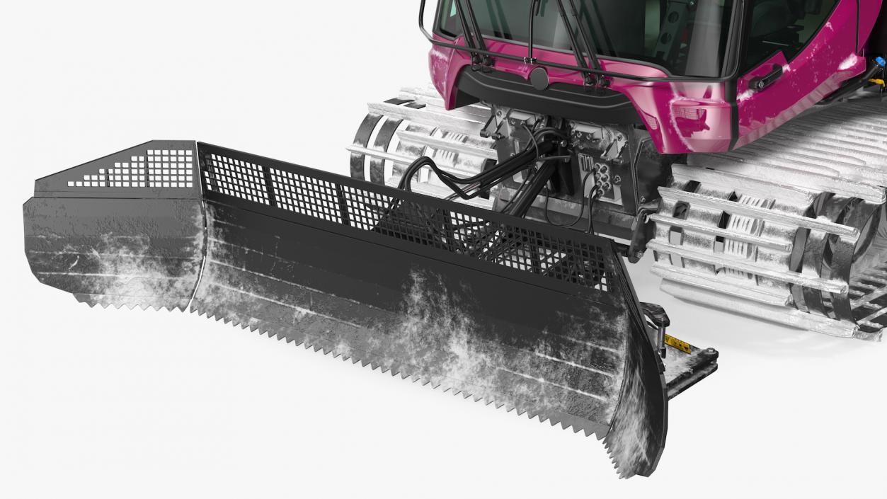 3D Snowcat with Snowplow