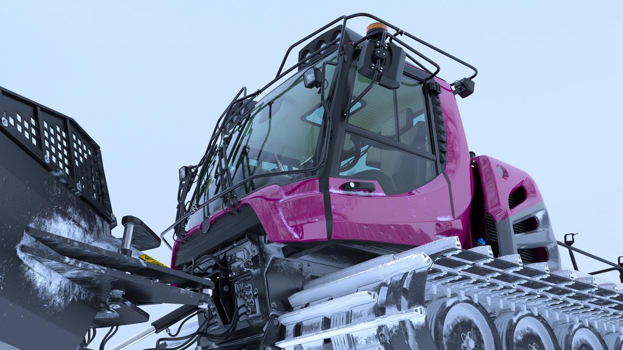 3D Snowcat with Snowplow