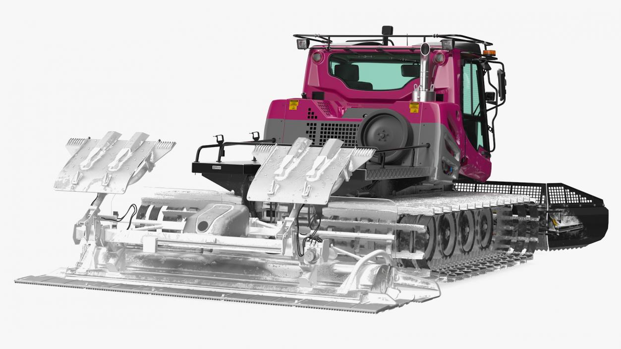 3D Snowcat with Snowplow