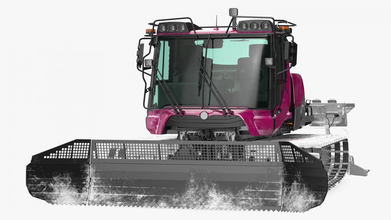 3D Snowcat with Snowplow