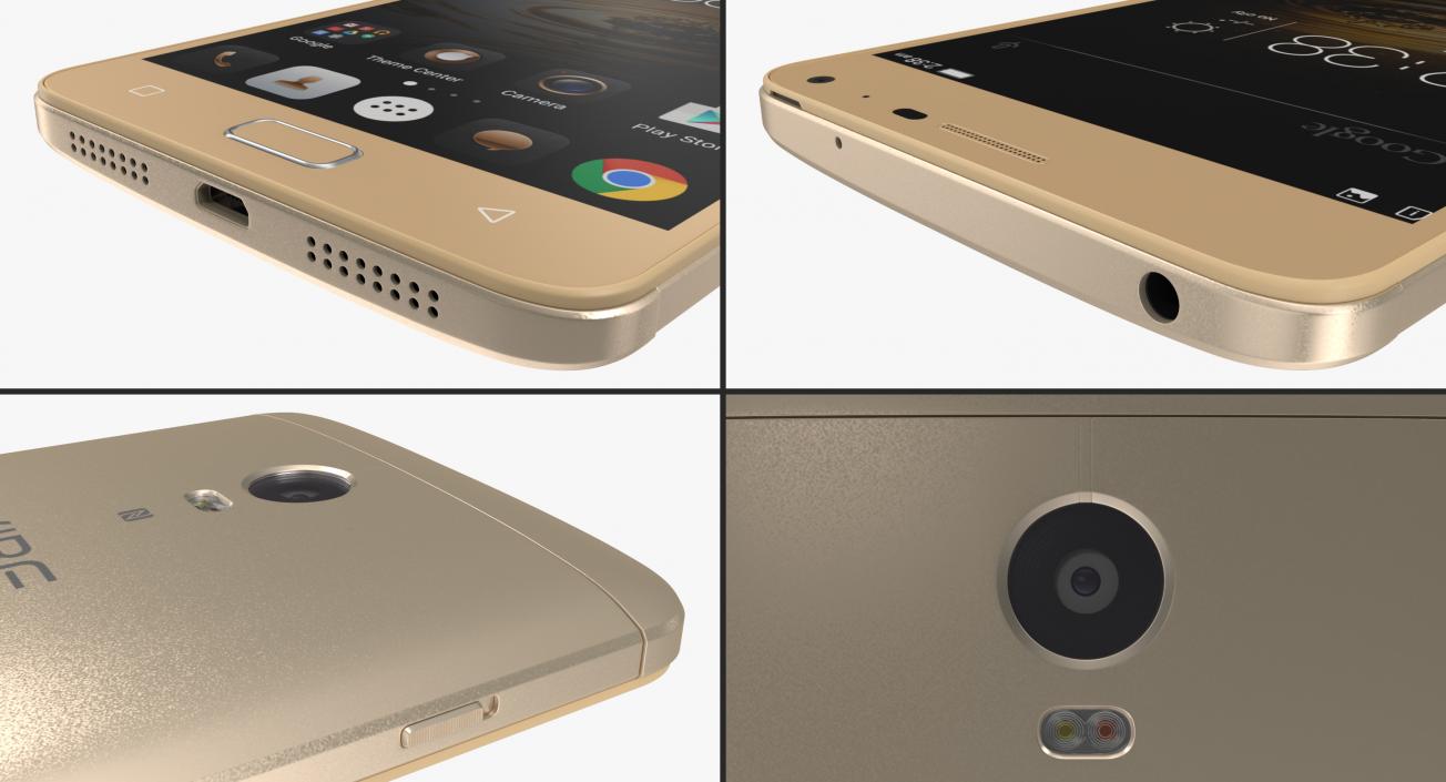 Lenovo Vibe P1 Gold 3D model