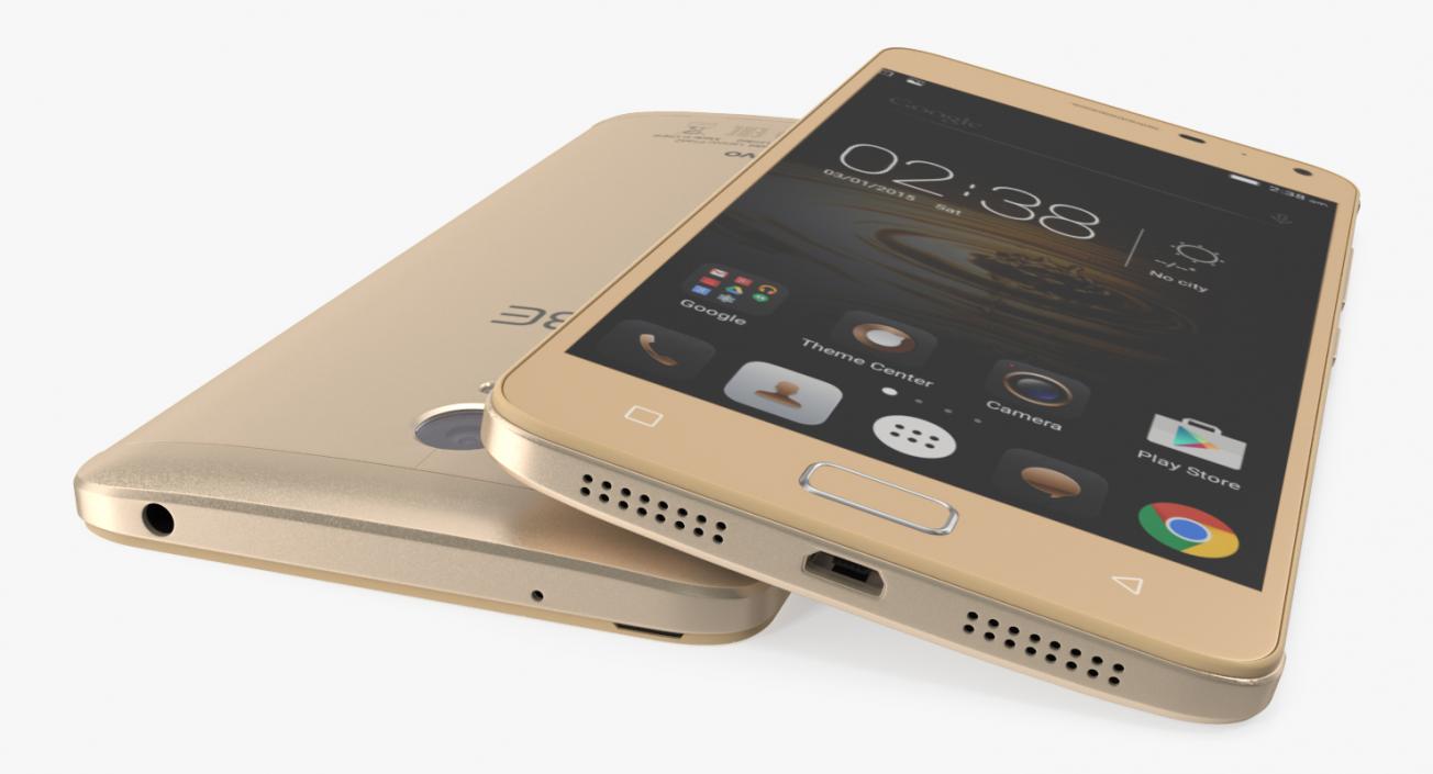 Lenovo Vibe P1 Gold 3D model