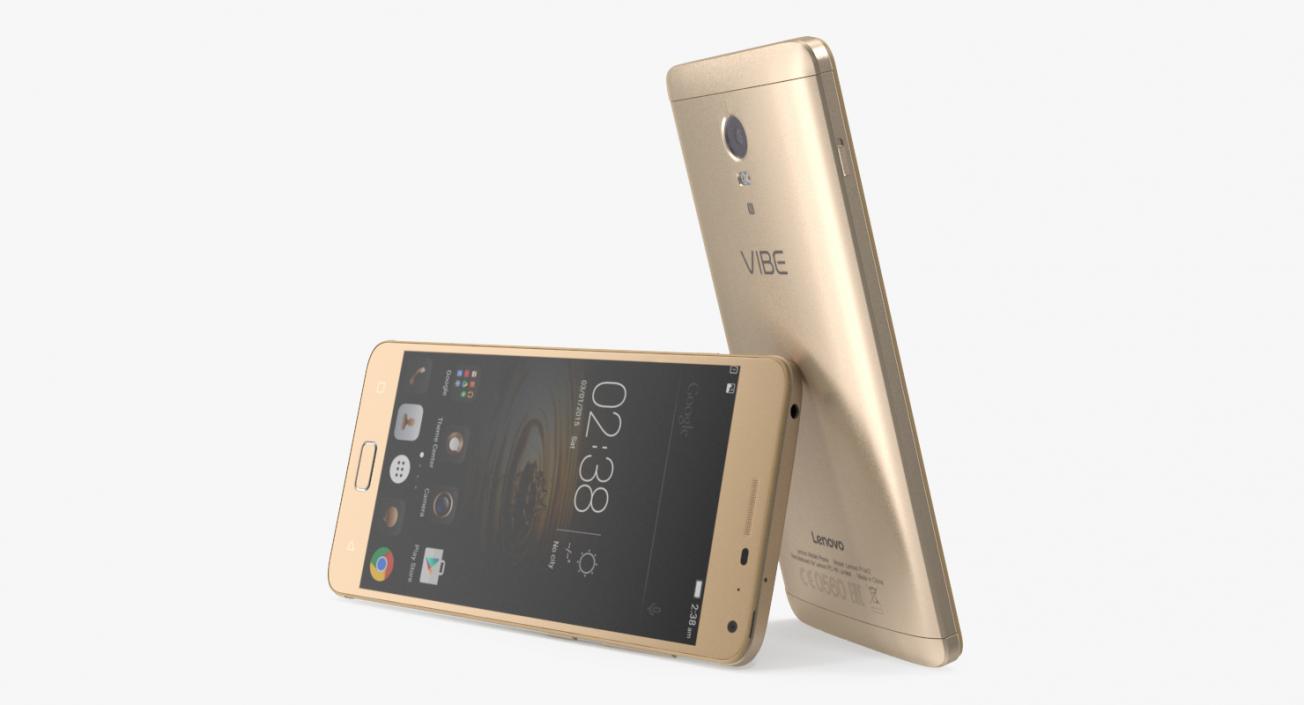 Lenovo Vibe P1 Gold 3D model