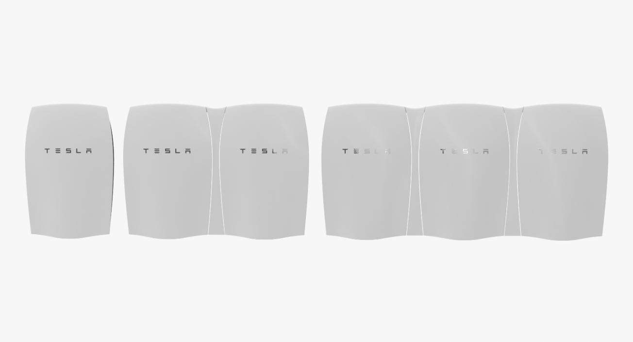 3D Tesla Powerwall Collection