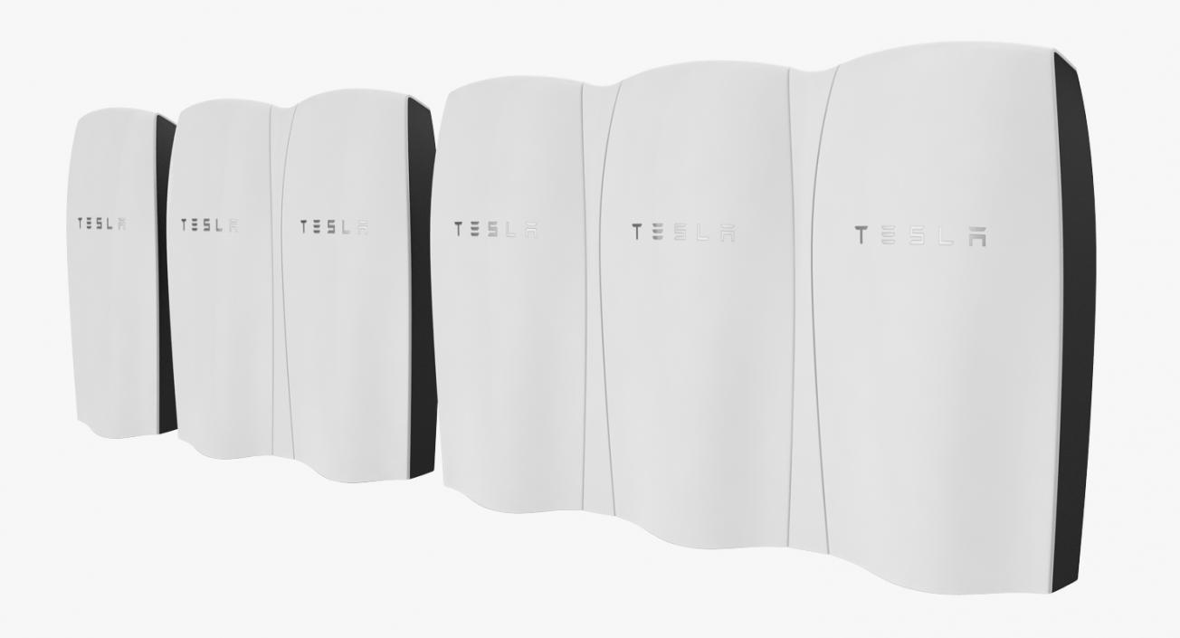 3D Tesla Powerwall Collection