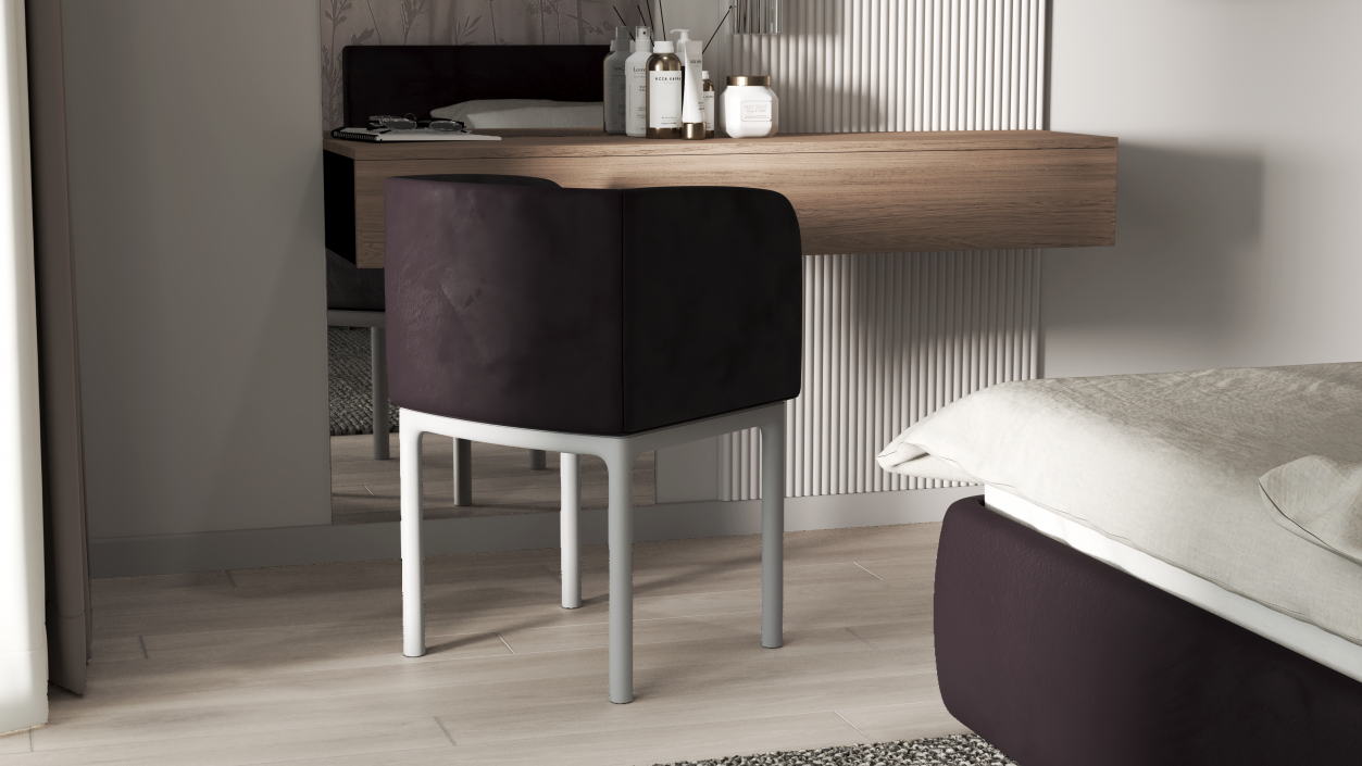 Contemporary Minimalist Furniture Set 2 3D model