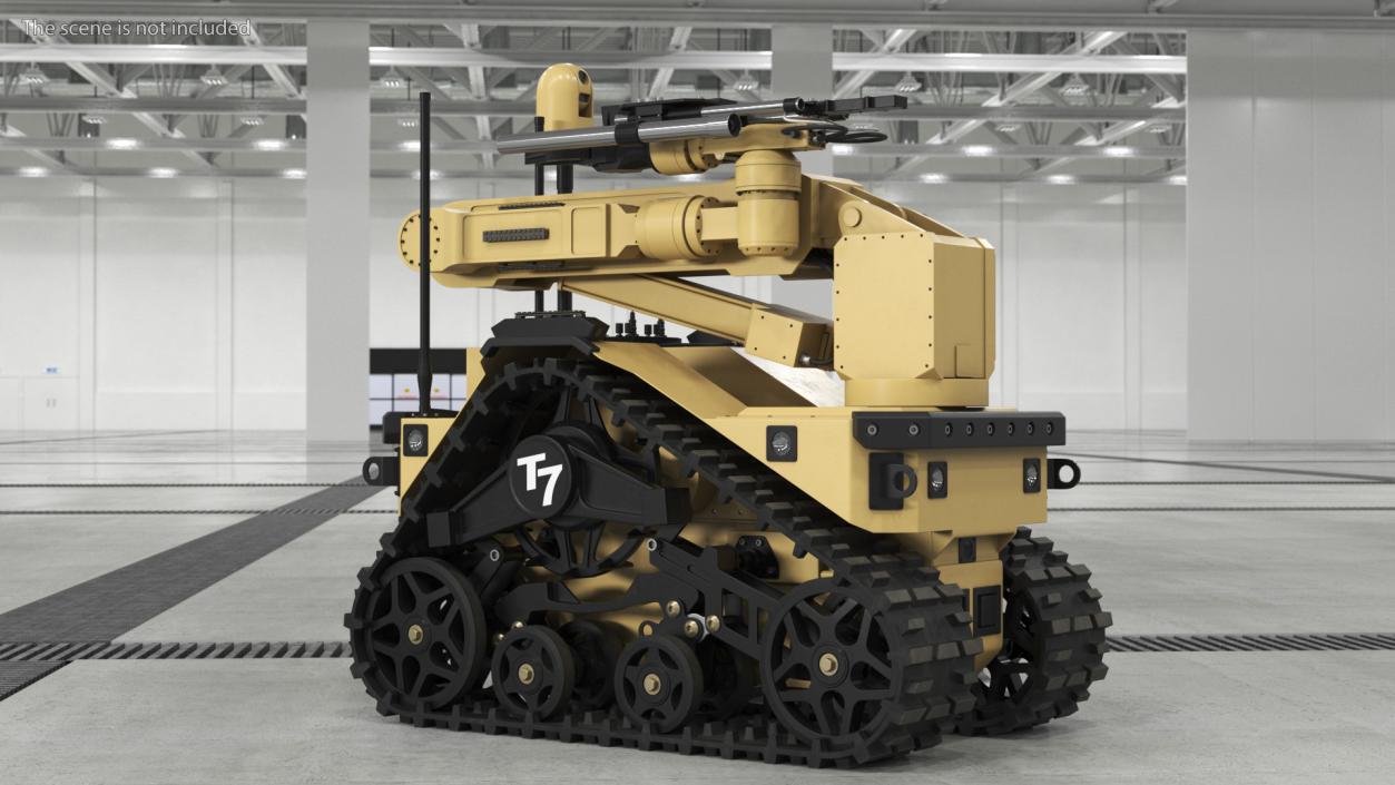 Multifunctional Robotic System Harris T7 Rigged 3D