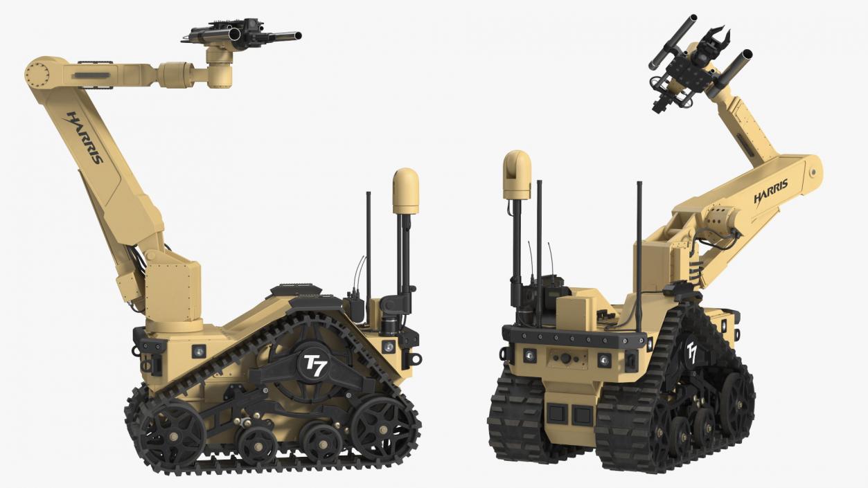 Multifunctional Robotic System Harris T7 Rigged 3D