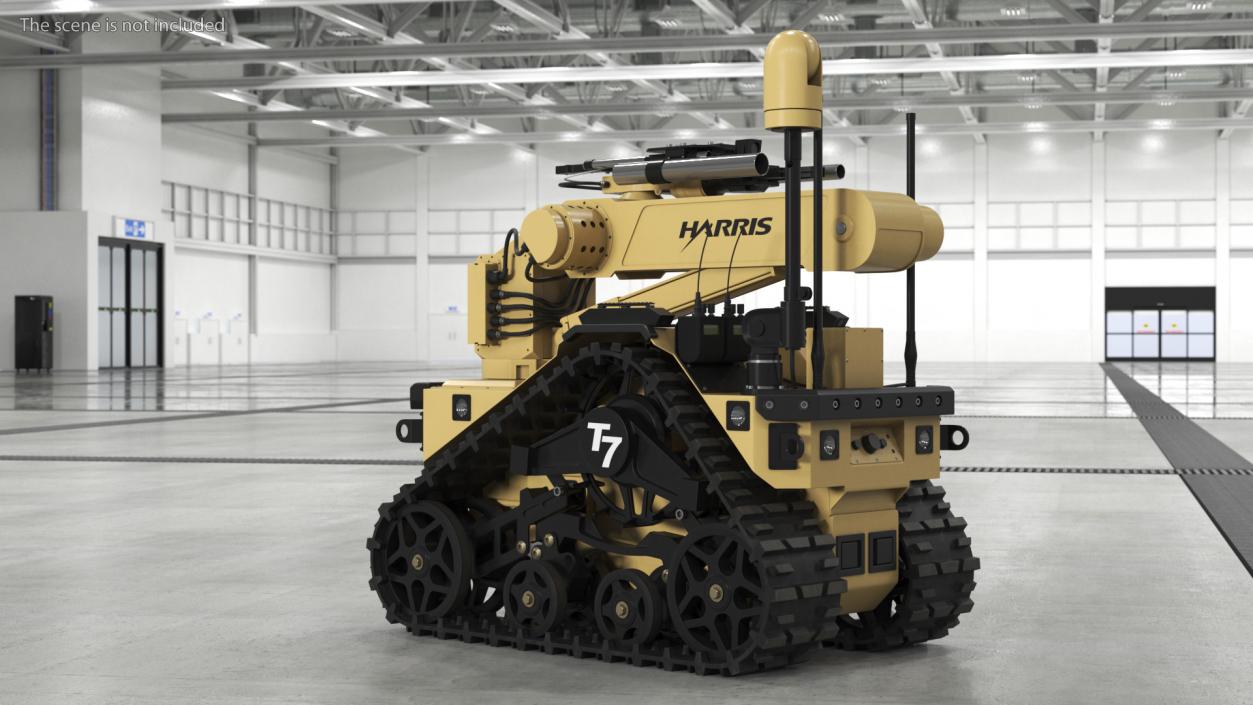 Multifunctional Robotic System Harris T7 Rigged 3D