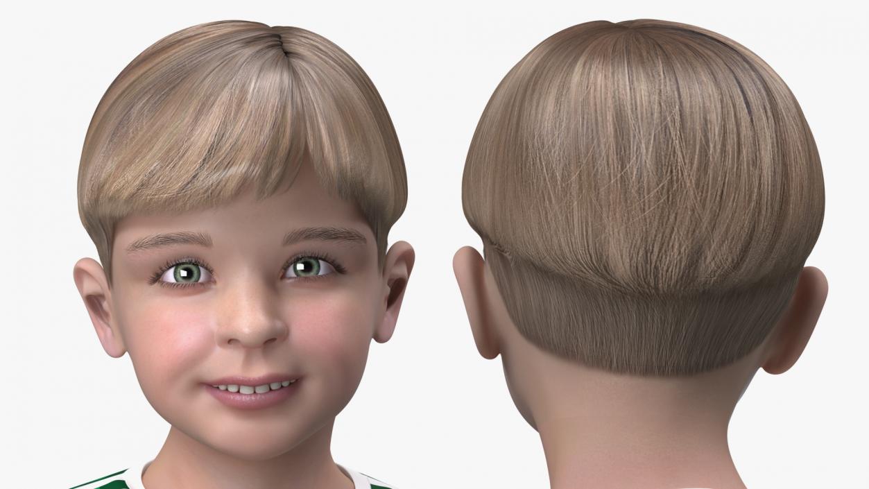 3D Realistic Child Boy Sport Style