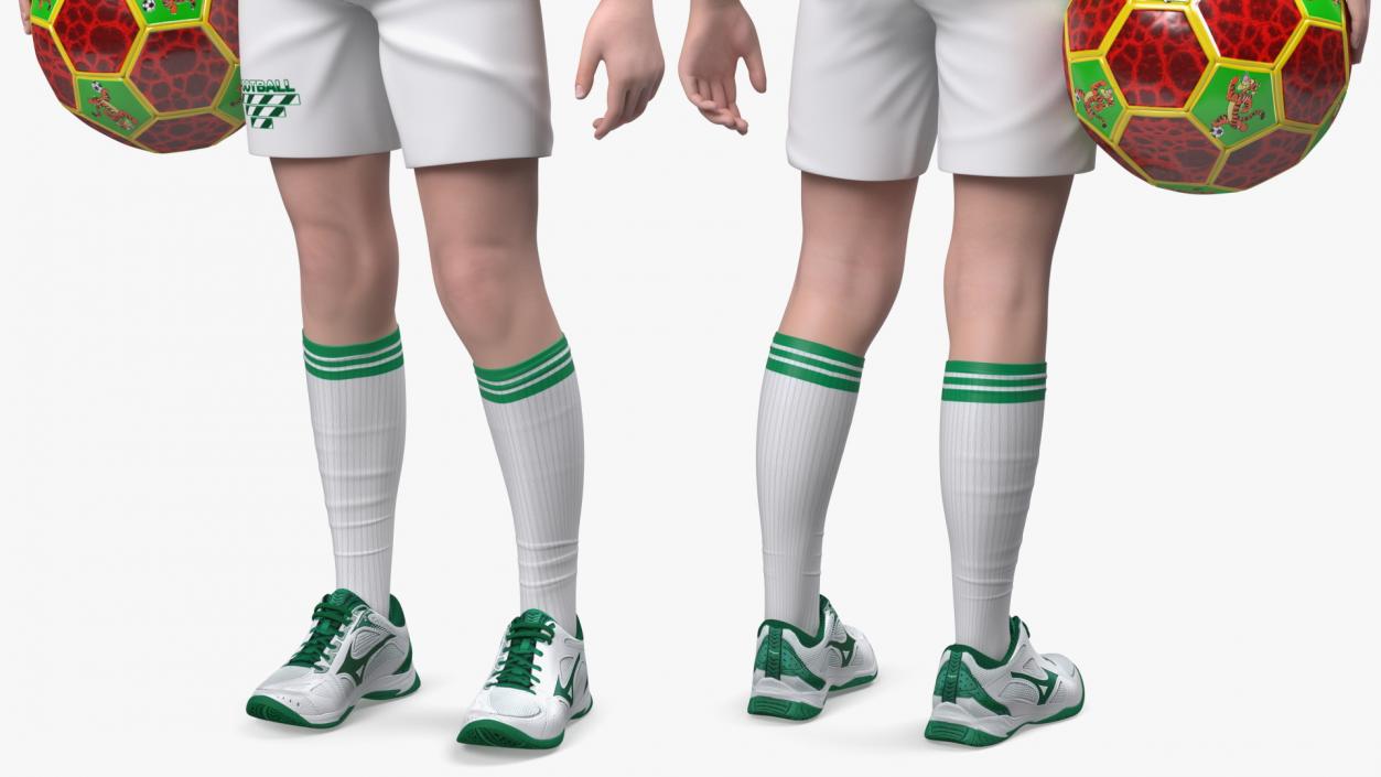 3D Realistic Child Boy Sport Style