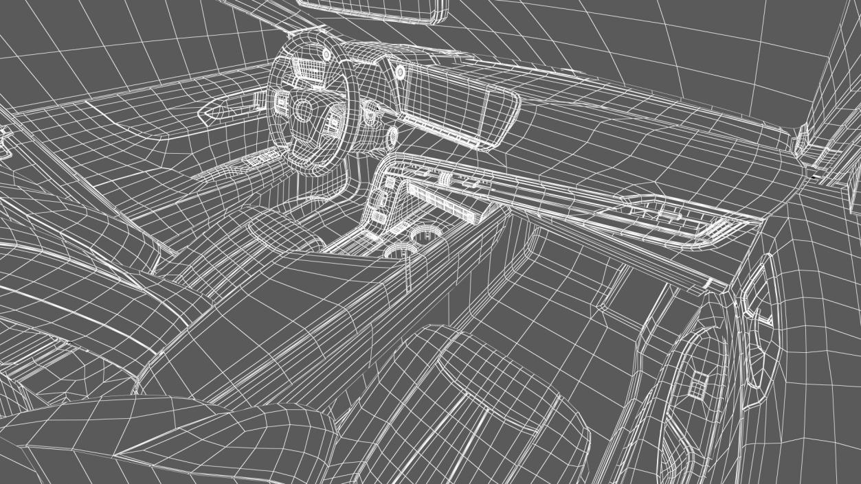 3D Hydrogen Fuel Cell Vehicle Fully Detailed Rigged model