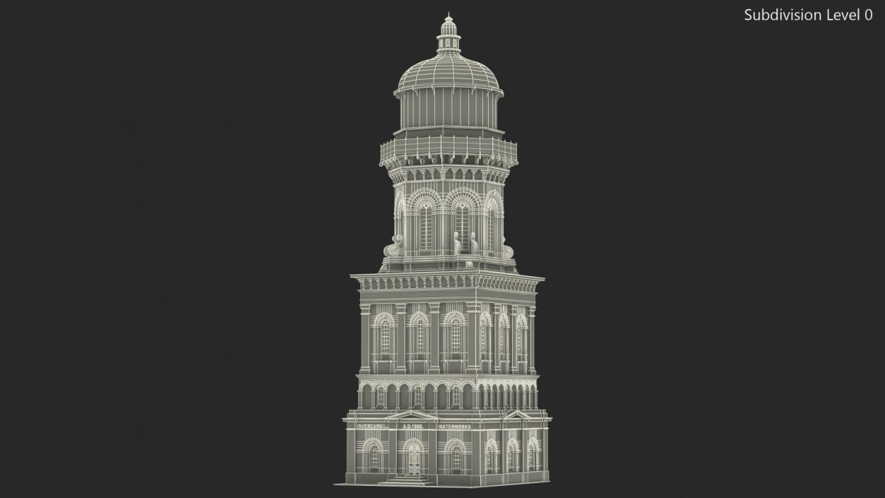 Invercargill Water Tower 3D model