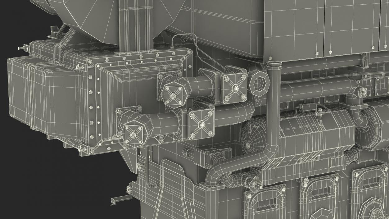 3D model Engine Yanmar 6EY26W