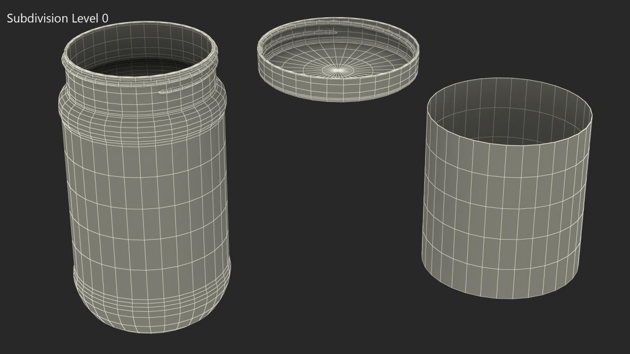 3D model Amino Acids Jar