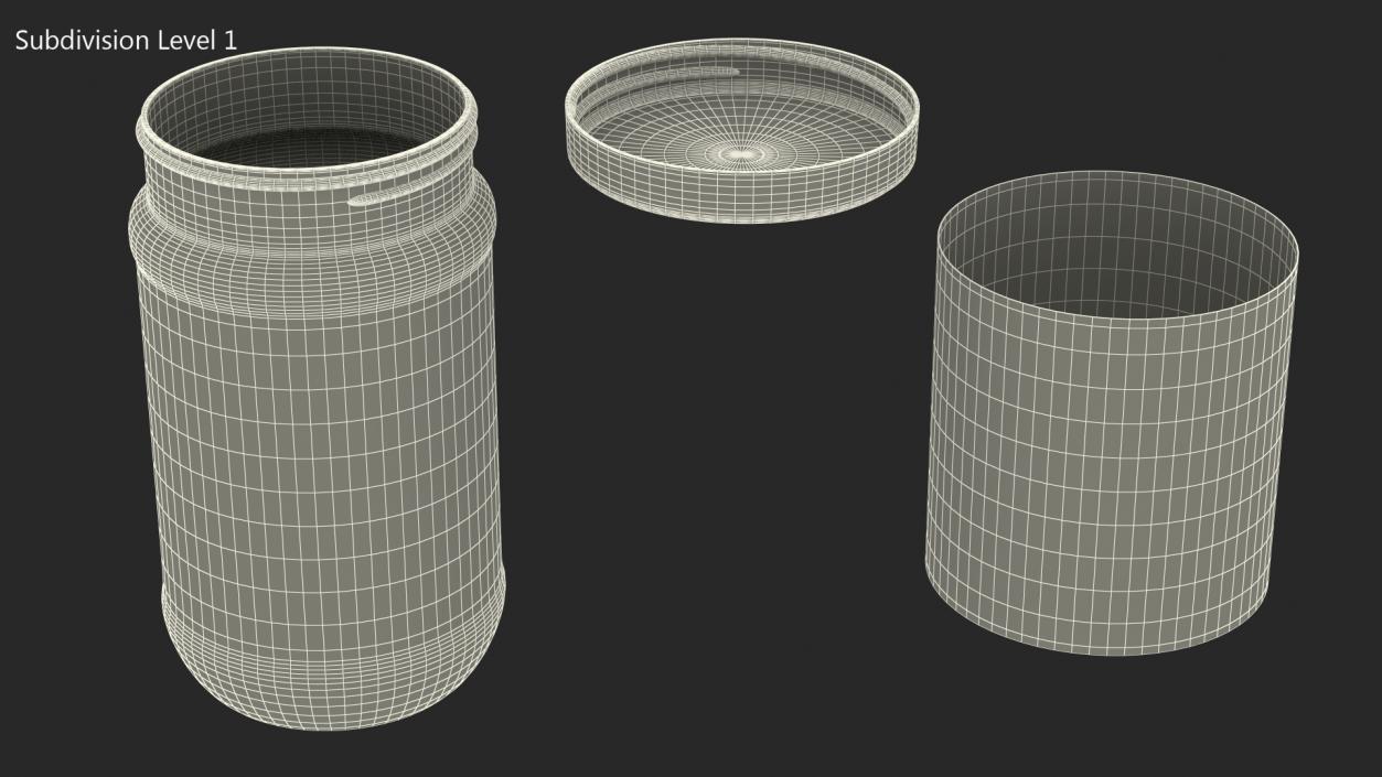 3D model Amino Acids Jar