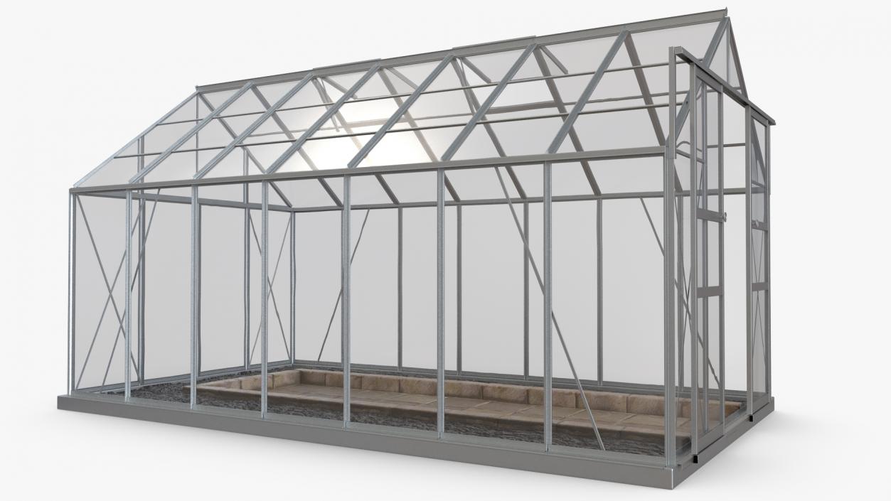 Outdoor Waterproof Aluminum Gazebo 3D model