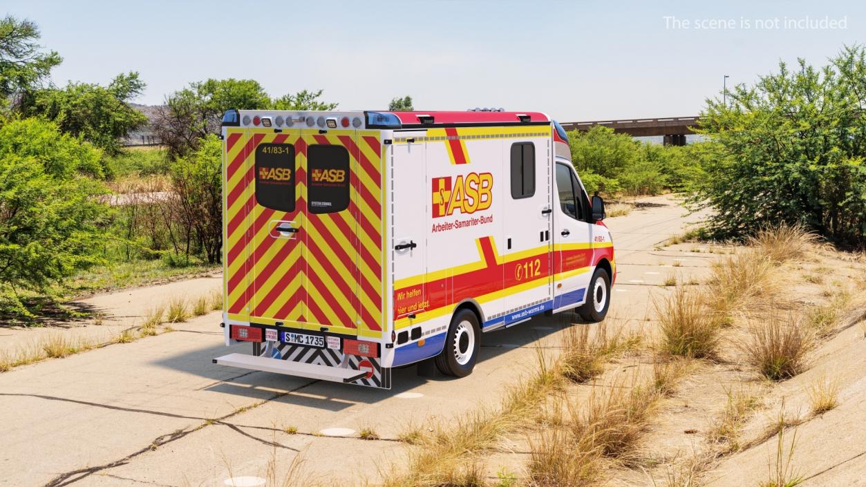 3D ASB Mercedes Sprinter Ambulance