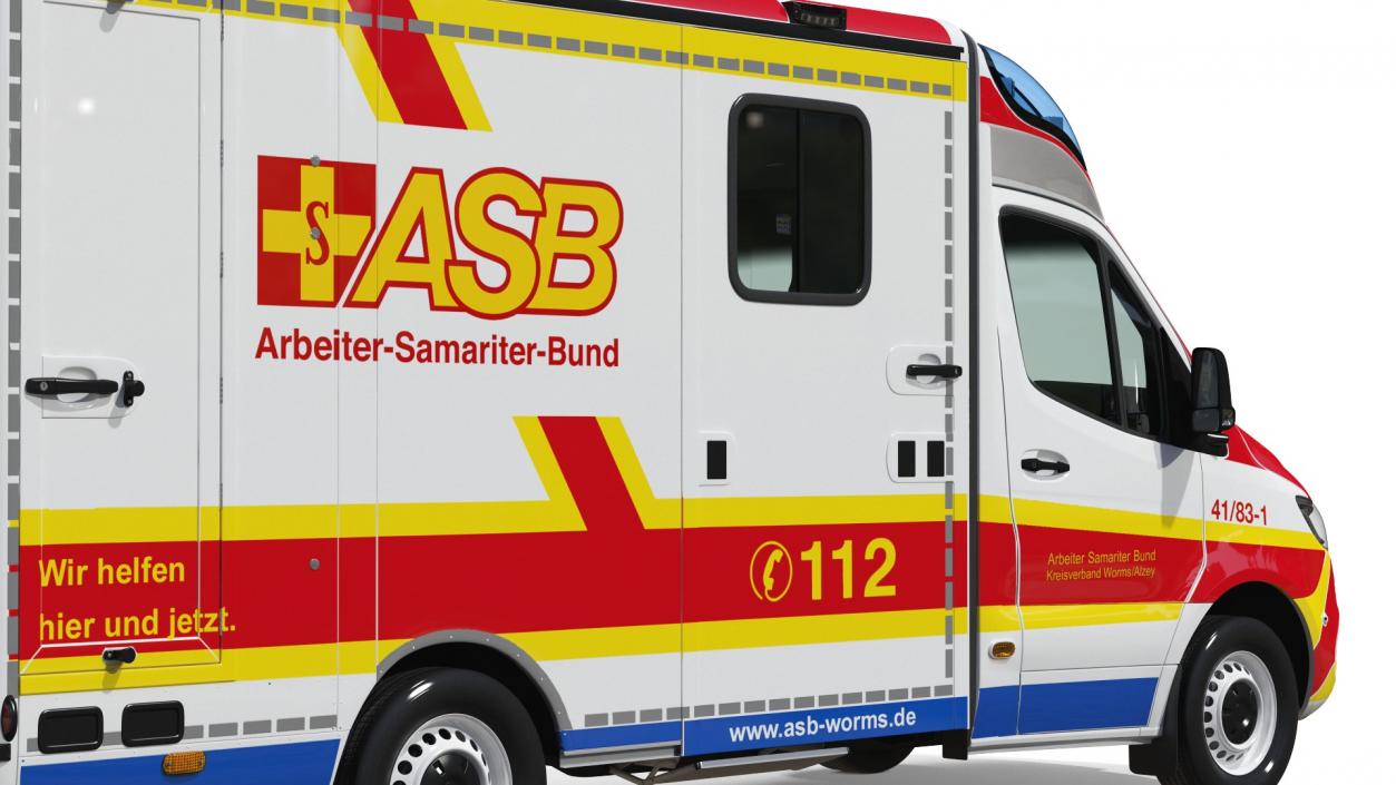 3D ASB Mercedes Sprinter Ambulance