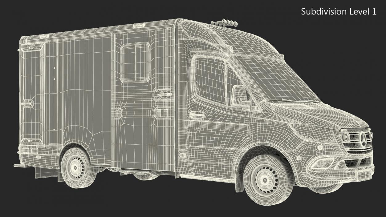 3D ASB Mercedes Sprinter Ambulance