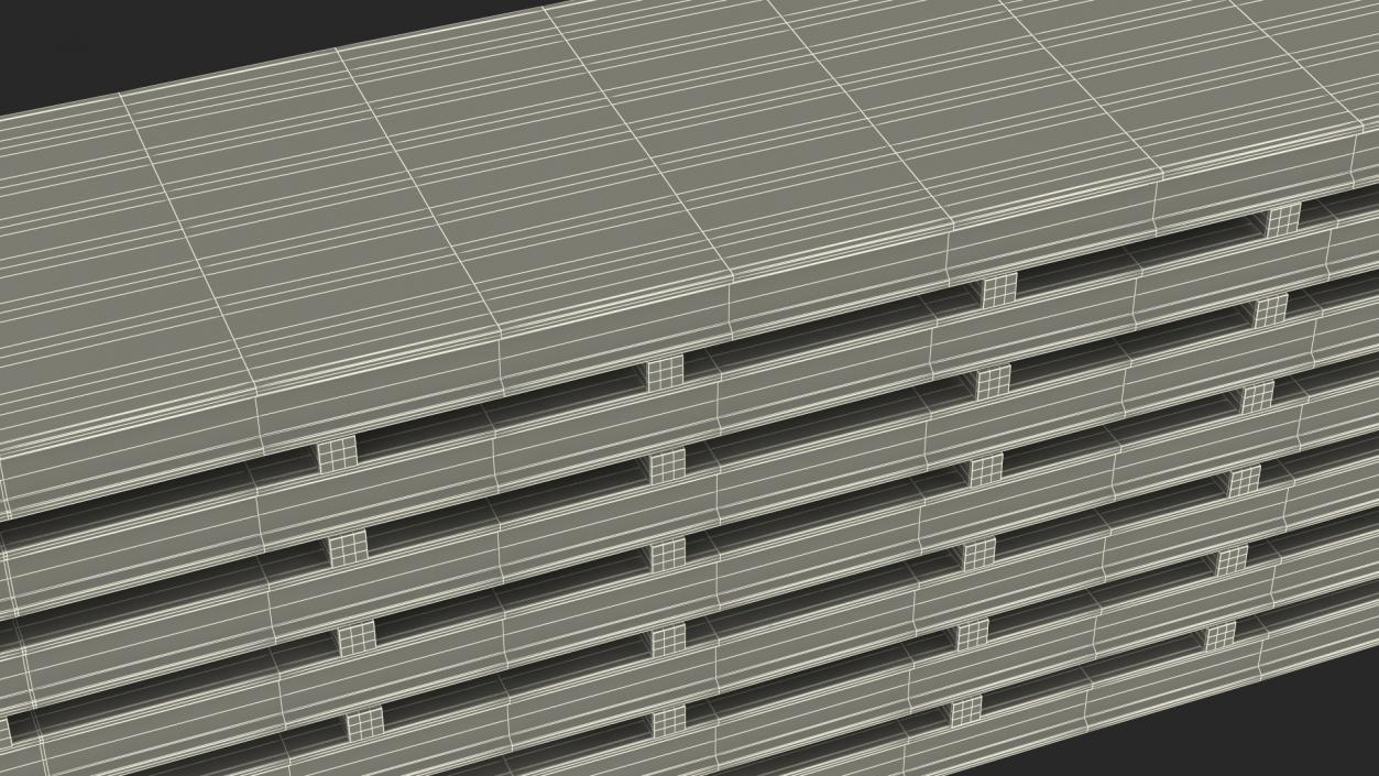 3D model Hollow Core Concrete Slab