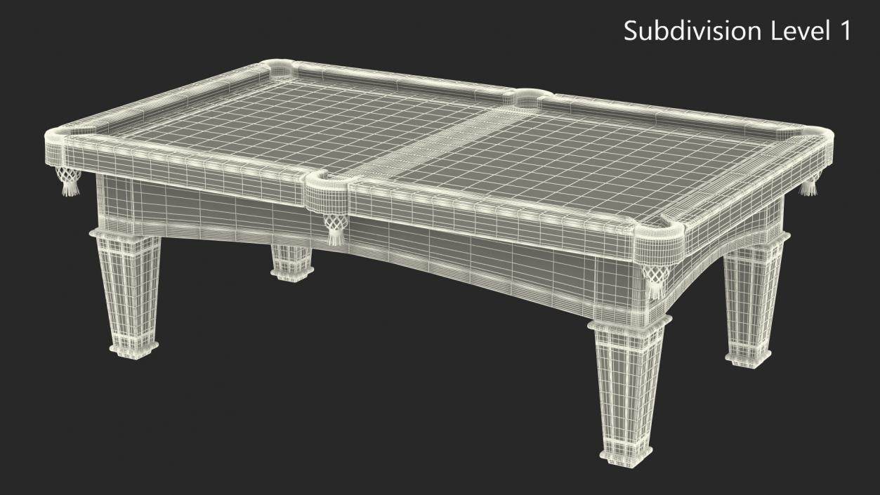 Classic Billiard Table 3D