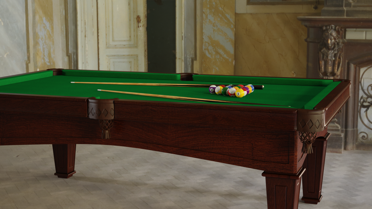 Classic Billiard Table 3D