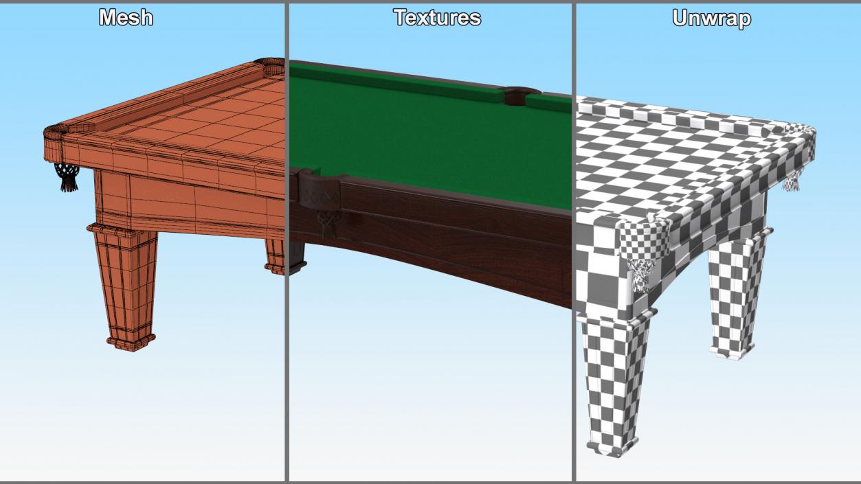 Classic Billiard Table 3D