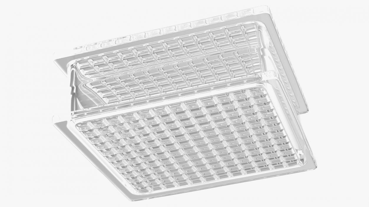 3D Quadra Glass Block model