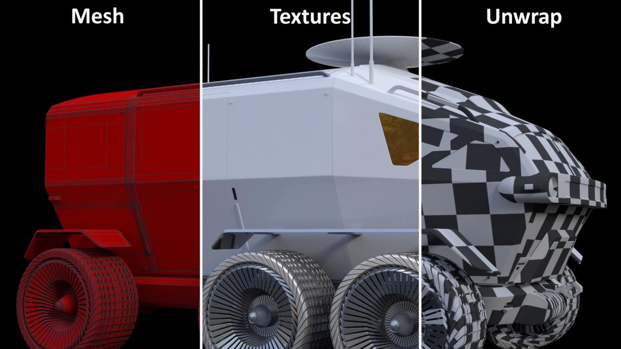 3D model Lunar Vehicles Collection