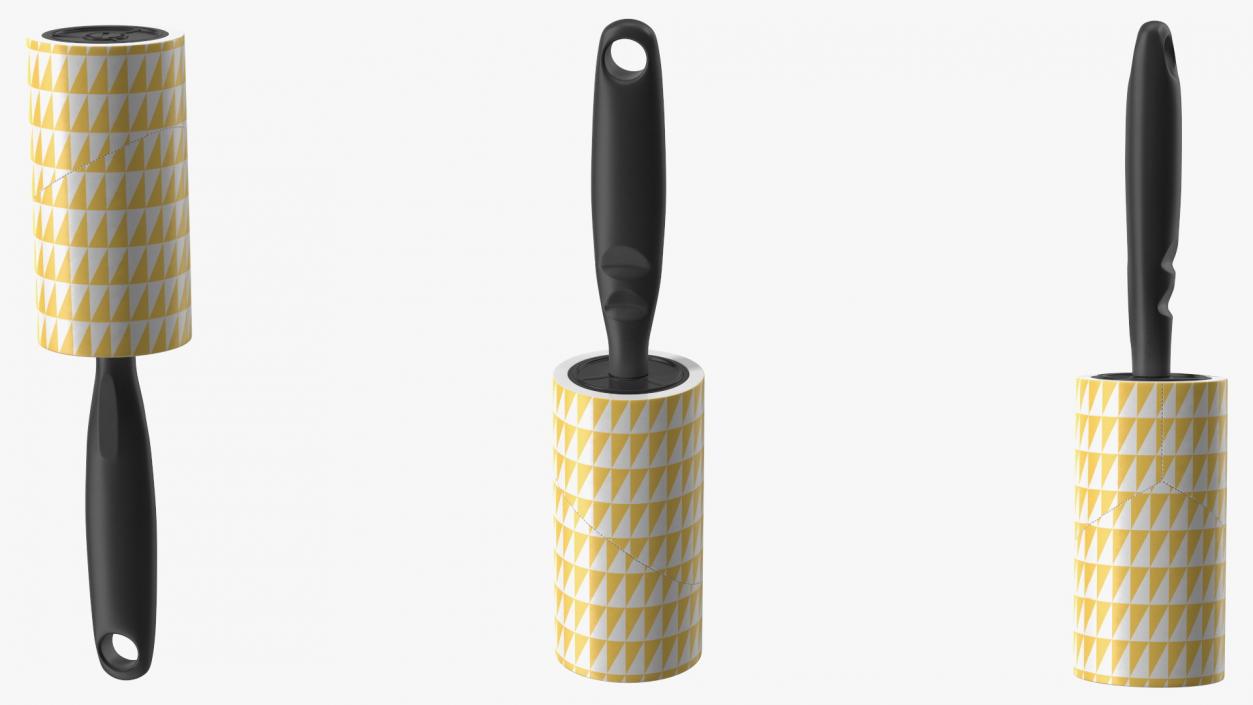 3D Lint Roller with Plastic Handle