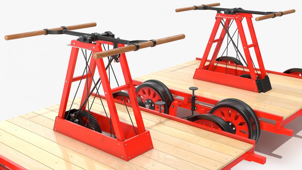 3D model Railway Handcar