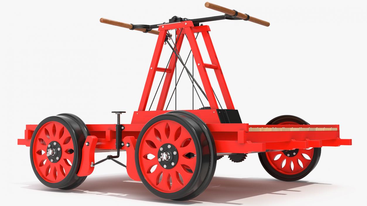 3D model Railway Handcar