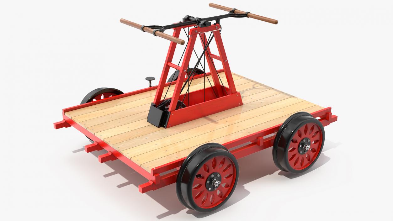 3D model Railway Handcar