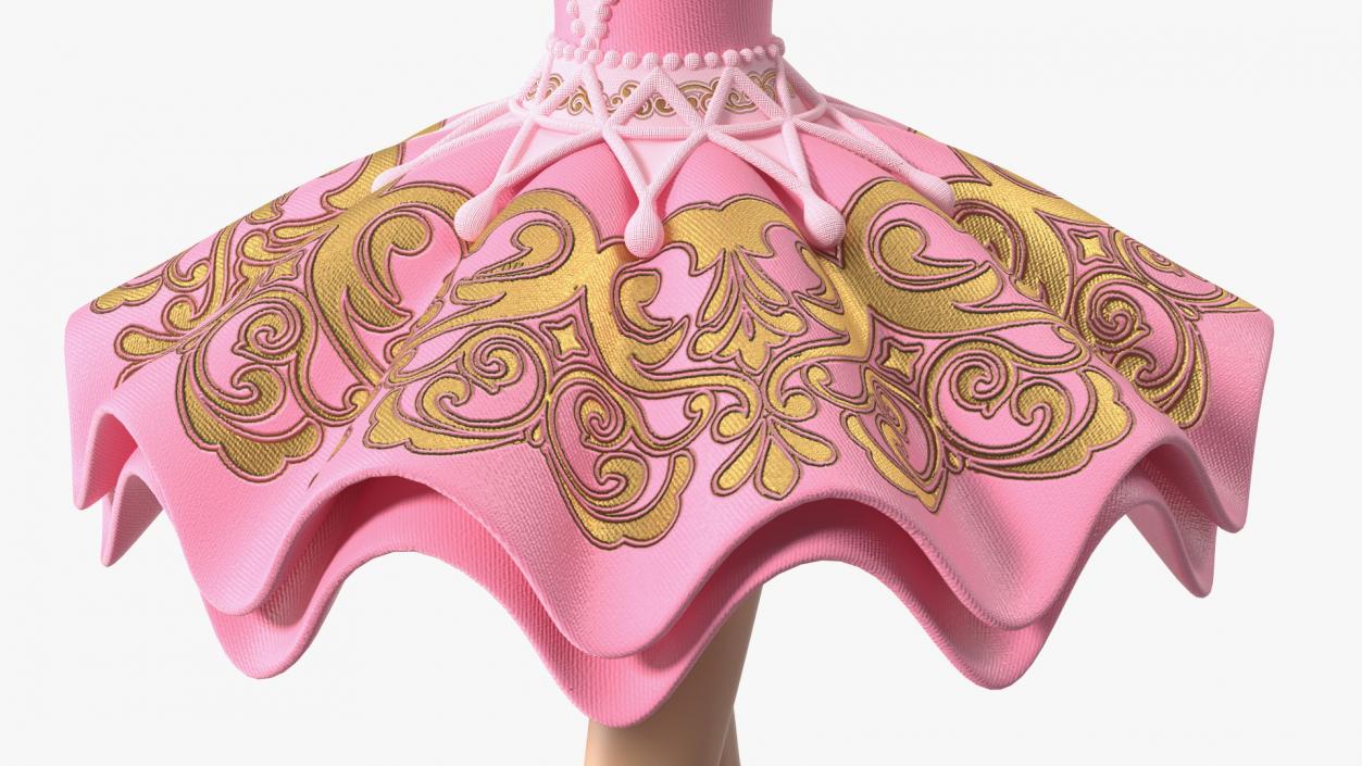 Ballerina Music Box Pink 3D model