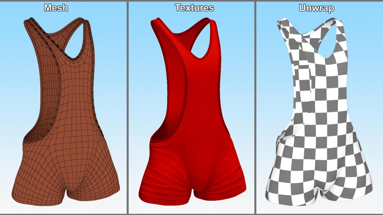 Wrestling Suit 3D model