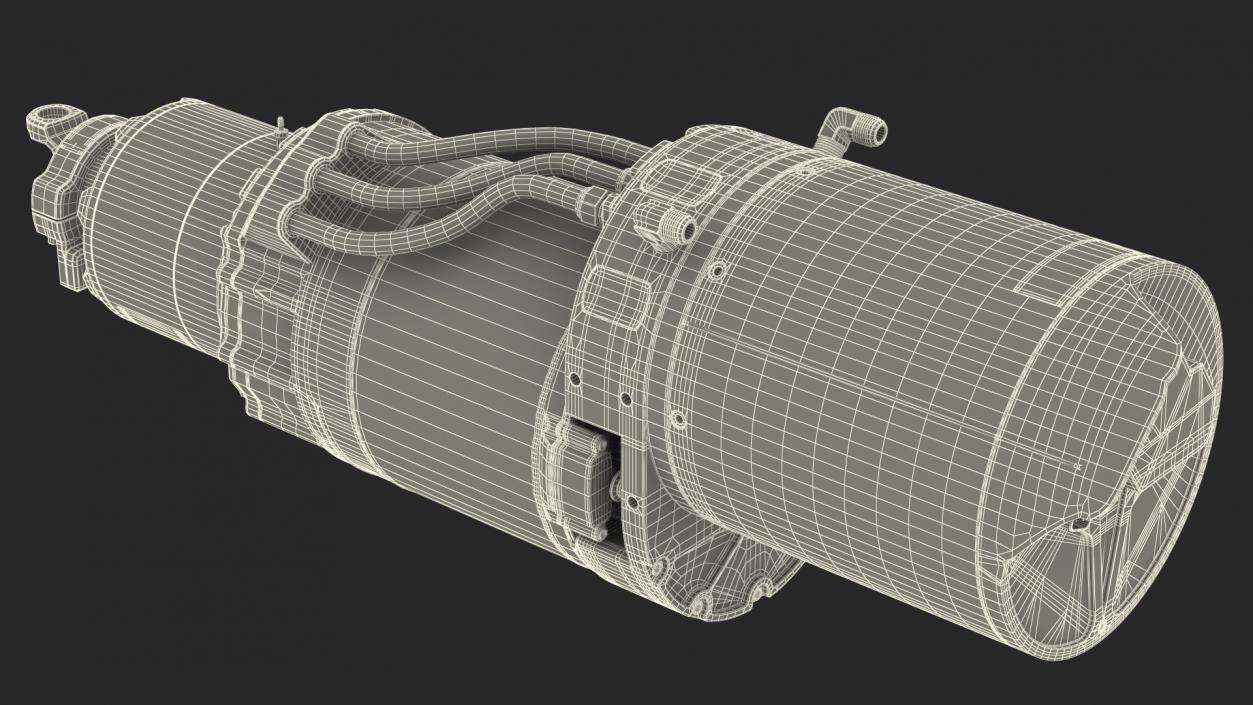 3D Tesla Electric Crate Motor