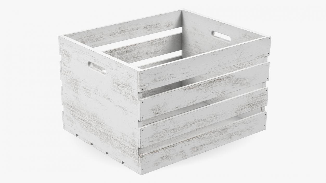 Wooden Fruit Boxes Collection 3D model