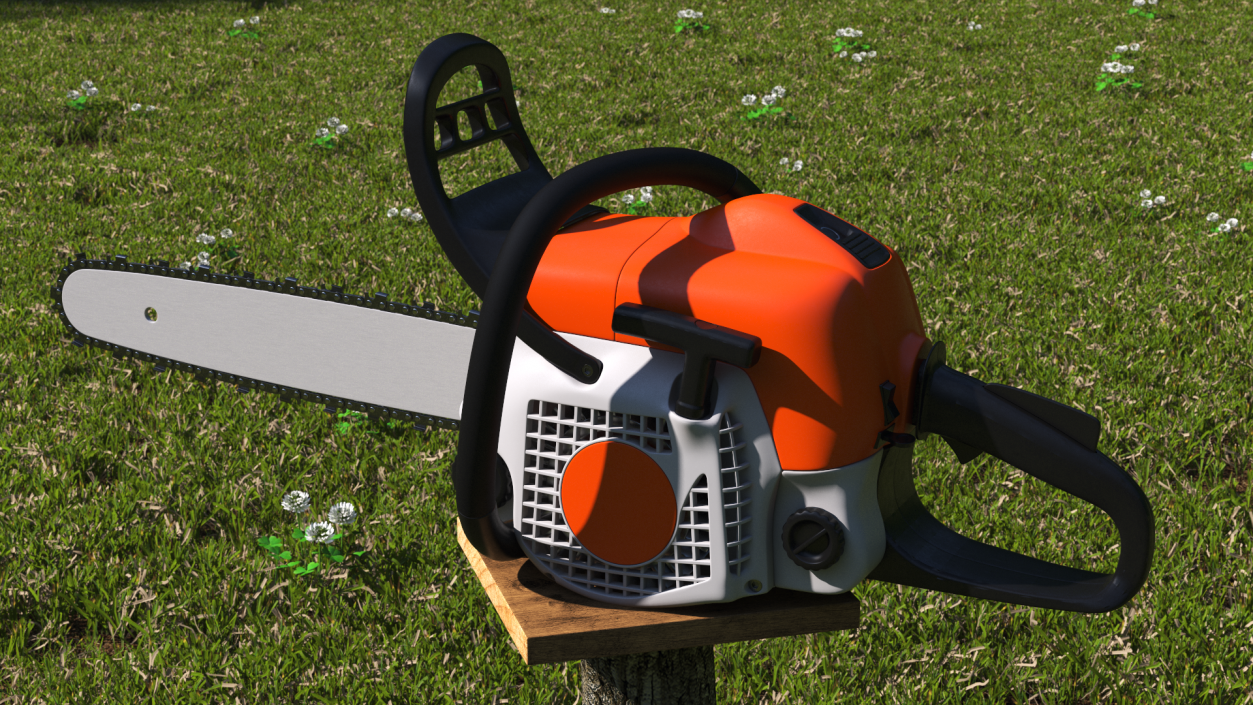 3D model Petrol Chainsaw