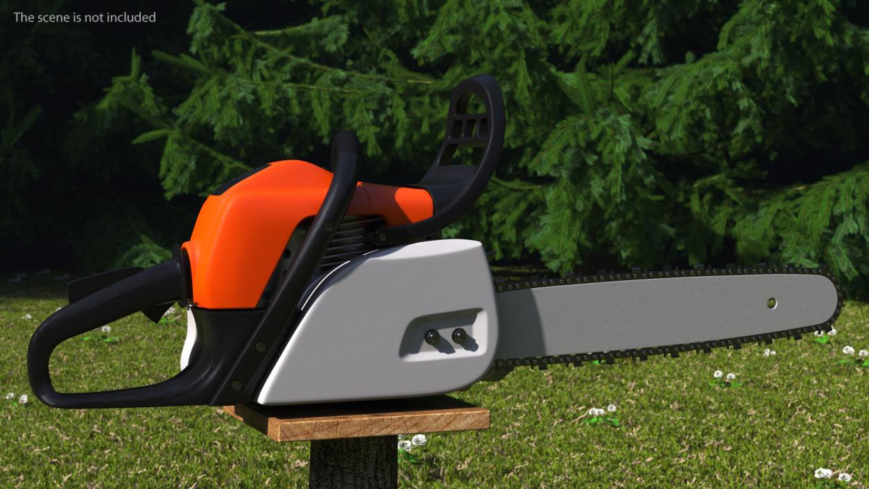 3D model Petrol Chainsaw