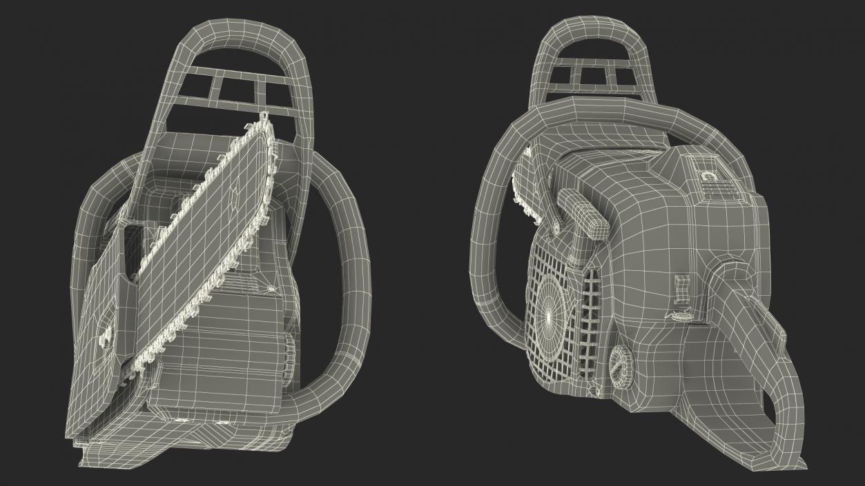 3D model Petrol Chainsaw