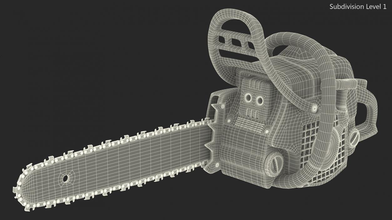 3D model Petrol Chainsaw