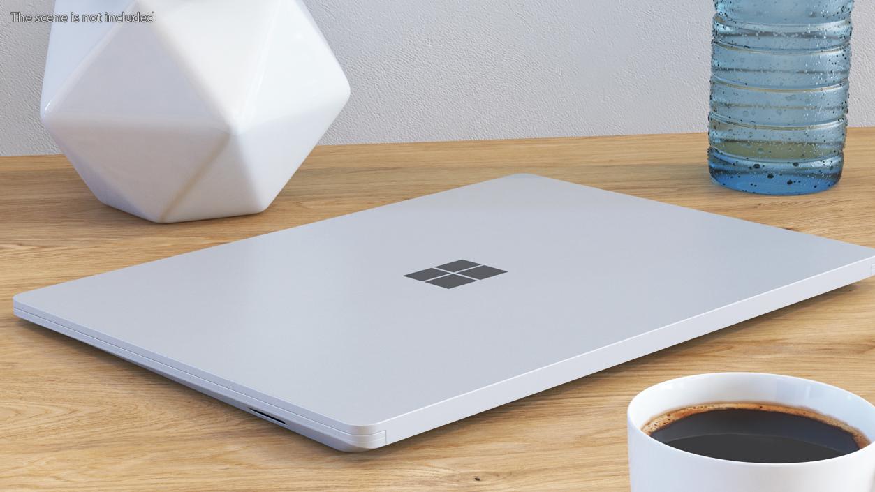 3D Microsoft Surface Laptop 4 13 Inch Platinum model