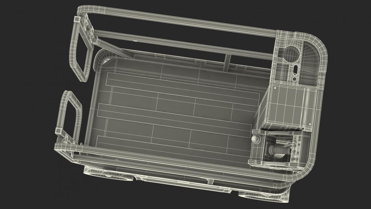 Vertical Mast Lift Folded New 3D model